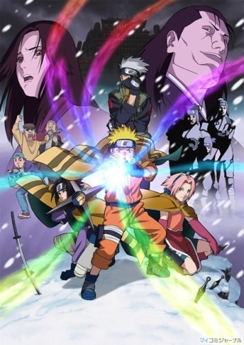 Naruto movie 1, Наруто фильм 1, Приключения принцессы Снежной страны